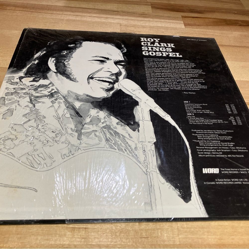 Roy Clark Sings Gospel vinyl album, original jacket, excellent condition - Picture 2 of 2